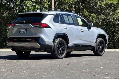 Silver Sky Metallic 2023 Toyota RAV4 Hybrid SE