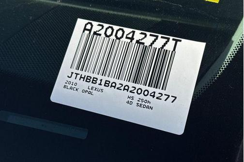 2010 Lexus HS 250h 250h