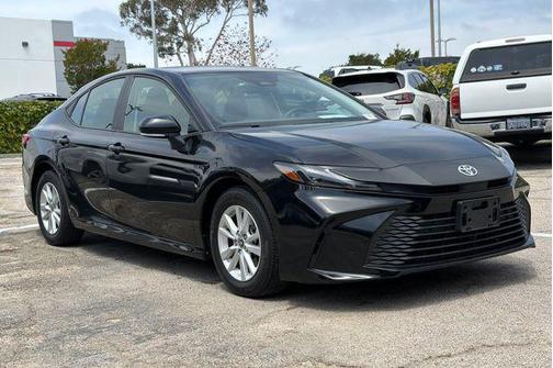 Midnight Black Metallic 2025 Toyota Camry LE