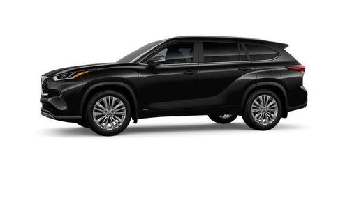 Midnight Black Metallic 2026 Toyota Highlander Hybrid Platinum