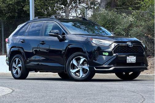 Midnight Black Metallic 2021 Toyota RAV4 Prime SE
