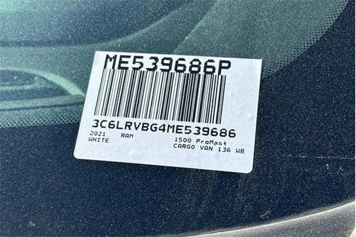 2021 RAM ProMaster 1500 Base