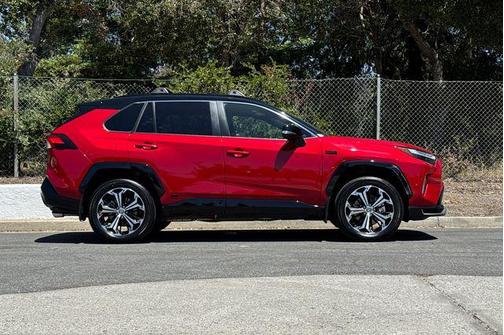 Supersonic Red/Midnight Black Metallic 2024 Toyota RAV4 Prime XSE