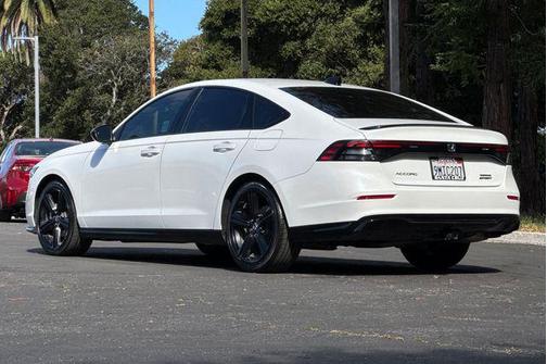 Pearl White 2024 Honda Accord Hybrid Sport-L