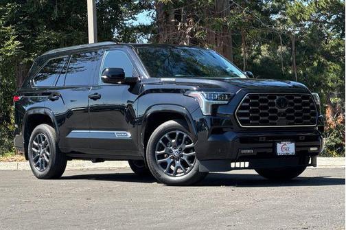 Midnight Black Metallic 2026 Toyota Sequoia Platinum