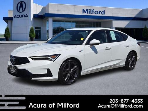 Platinum White Pearl 2024 Acura Integra A-SPEC