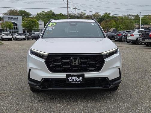 Platinum White Pearl 2025 Honda CR-V Hybrid Sport AWD
