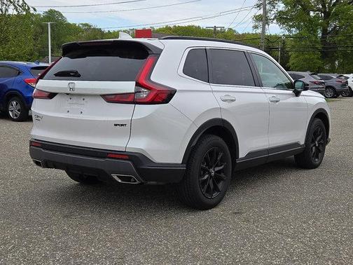Platinum White Pearl 2025 Honda CR-V Hybrid Sport AWD
