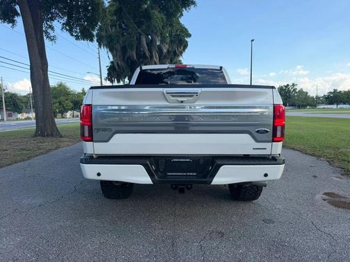 White Platinum Metallic Tri-Coat 2018 Ford F-150 Platinum