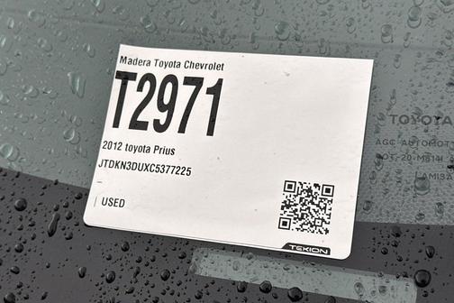 2012 Toyota Prius One