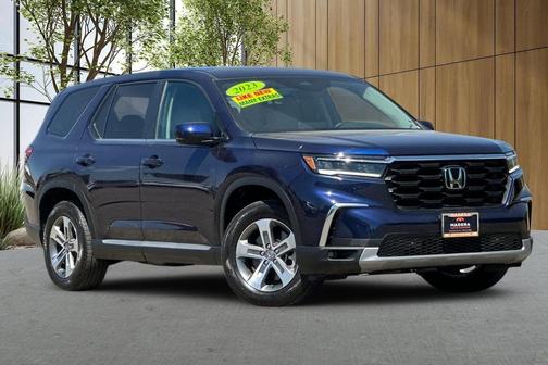 Obsidian Blue Pearl 2023 Honda Pilot 2WD EX-L 8 Passenger