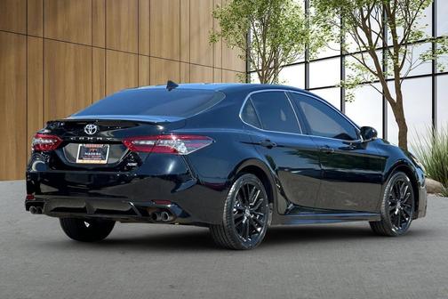 Midnight Black Metallic 2021 Toyota Camry XSE