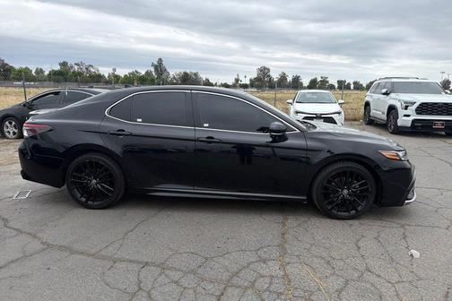 Midnight Black Metallic 2021 Toyota Camry XSE