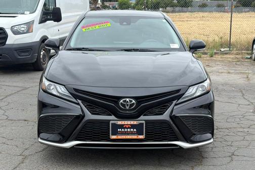 Midnight Black Metallic 2021 Toyota Camry XSE