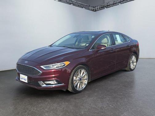Burgundy 2017 Ford Fusion Platinum