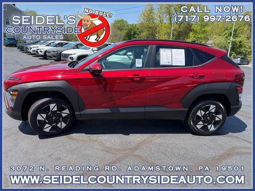 Ultimate Red Metallic 2024 Hyundai KONA SEL