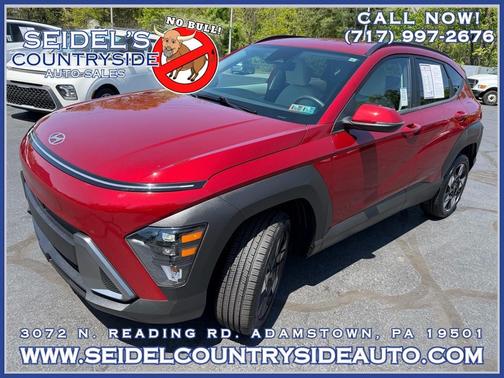 Ultimate Red Metallic 2024 Hyundai KONA SEL