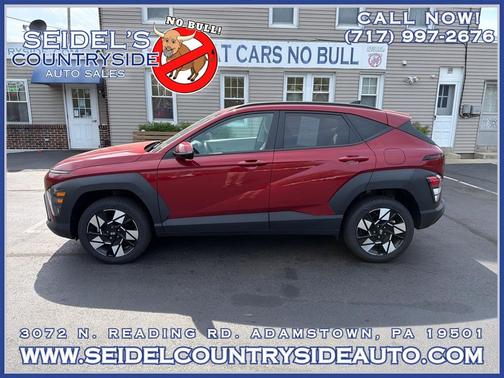 Ultimate Red Metallic 2024 Hyundai KONA SEL