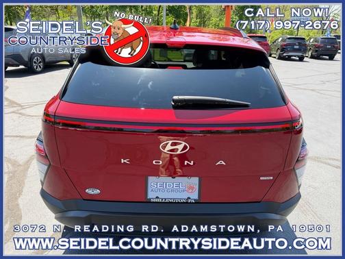 Ultimate Red Metallic 2024 Hyundai KONA SEL
