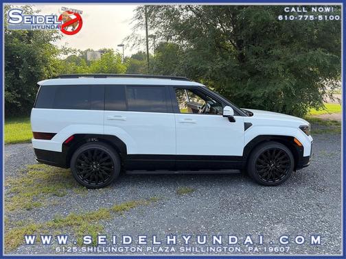 Serenity White 2027 Hyundai SANTA FE Calligraphy