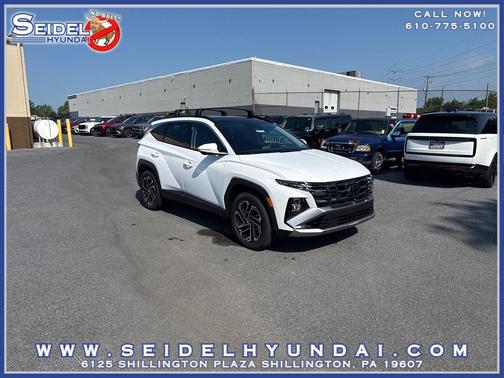 Creamy White Pearl 2026 Hyundai TUCSON Hybrid Limited