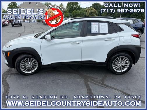Chalk White 2018 Hyundai KONA SEL
