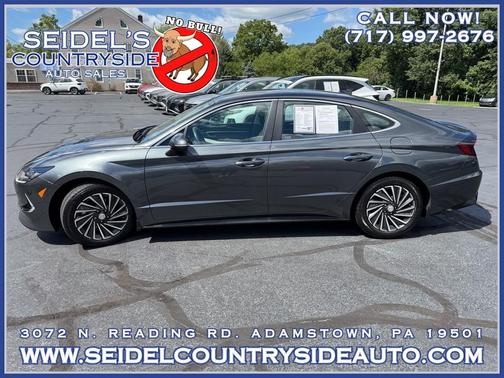 Portofino Gray 2023 Hyundai SONATA Hybrid SE