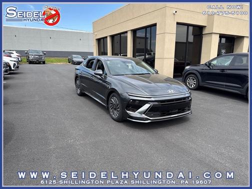 Portofino Gray 2026 Hyundai SONATA Hybrid SE