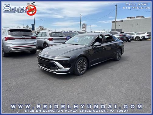 Portofino Gray 2026 Hyundai SONATA Hybrid SE