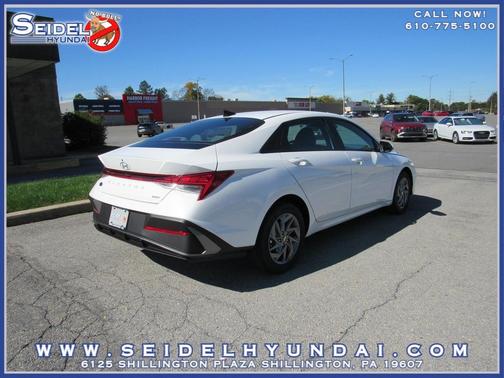 Serenity White 2026 Hyundai ELANTRA HEV Blue
