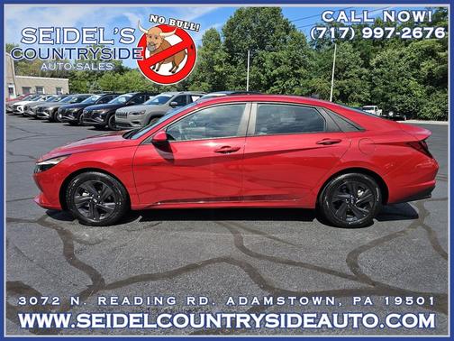 Scarlet Red Pearl 2021 Hyundai ELANTRA SEL