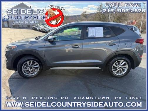 Coliseum Gray 2018 Hyundai TUCSON SEL Plus