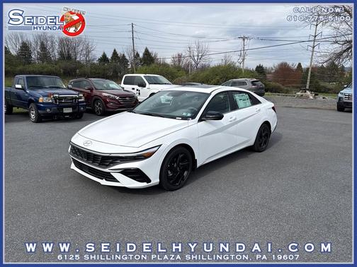 Serenity White 2026 Hyundai ELANTRA Sport