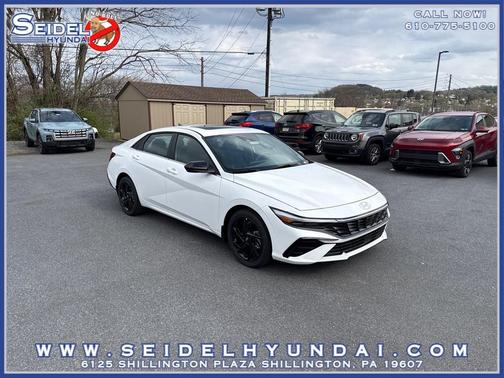 Serenity White 2026 Hyundai ELANTRA Sport