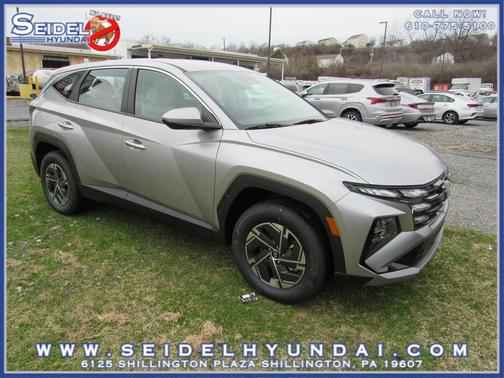 Shimmering Silver 2026 Hyundai TUCSON Hybrid Blue SE