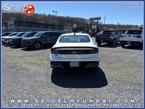 Serenity White 2026 Hyundai SONATA SEL