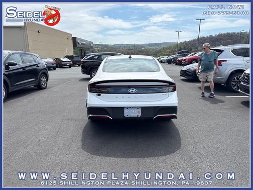 Serenity White 2026 Hyundai SONATA Hybrid SE