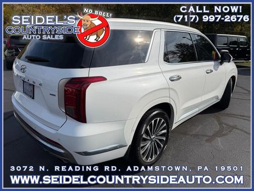 Hyper White 2024 Hyundai PALISADE Calligraphy