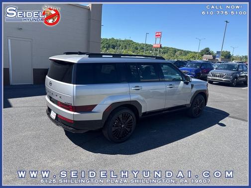Shimmering Silver 2026 Hyundai SANTA FE HEV Calligraphy