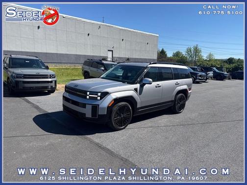 Shimmering Silver 2026 Hyundai SANTA FE HEV Calligraphy