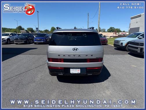 Shimmering Silver 2026 Hyundai SANTA FE HEV Calligraphy