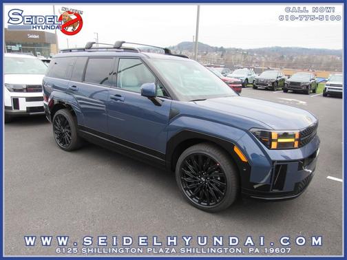 Atlantis Blue 2026 Hyundai SANTA FE Calligraphy