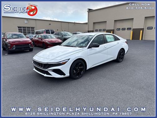 Serenity White 2026 Hyundai ELANTRA Sport