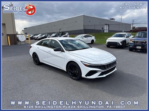 Serenity White 2026 Hyundai ELANTRA Sport