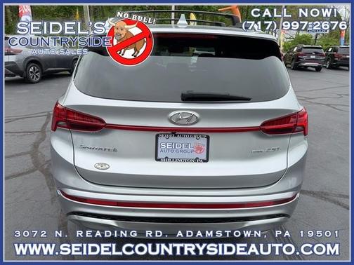 Shimmering Silver 2023 Hyundai SANTA FE Calligraphy