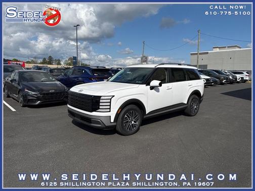 Creamy White Pearl 2026 Hyundai Palisade Hybrid SEL 8P