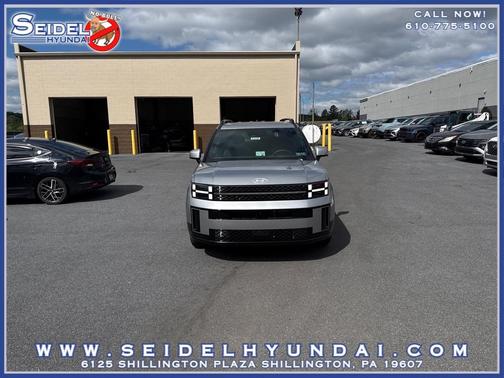 Shimmering Silver 2026 Hyundai SANTA FE HEV Calligraphy