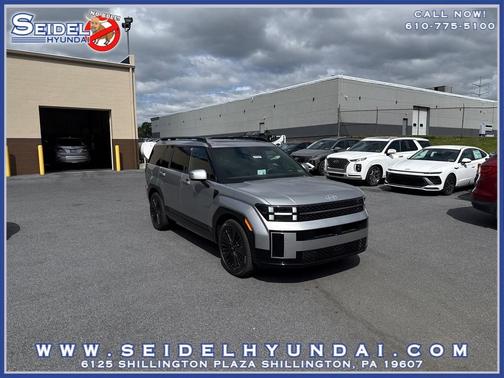 Shimmering Silver 2026 Hyundai SANTA FE HEV Calligraphy