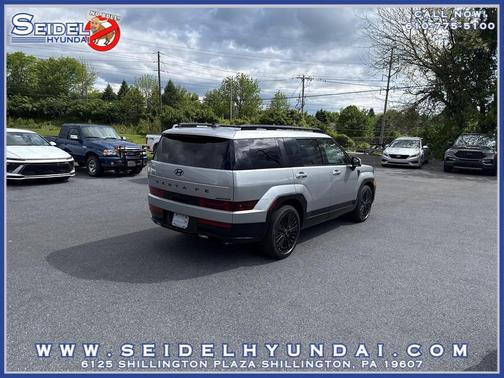 Shimmering Silver 2026 Hyundai SANTA FE HEV Calligraphy