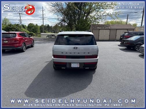 Shimmering Silver 2026 Hyundai SANTA FE HEV Calligraphy